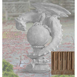 Campania Sentry Dragon Garden Statue - S-538