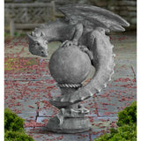 Campania Sentry Dragon Garden Statue - S-538