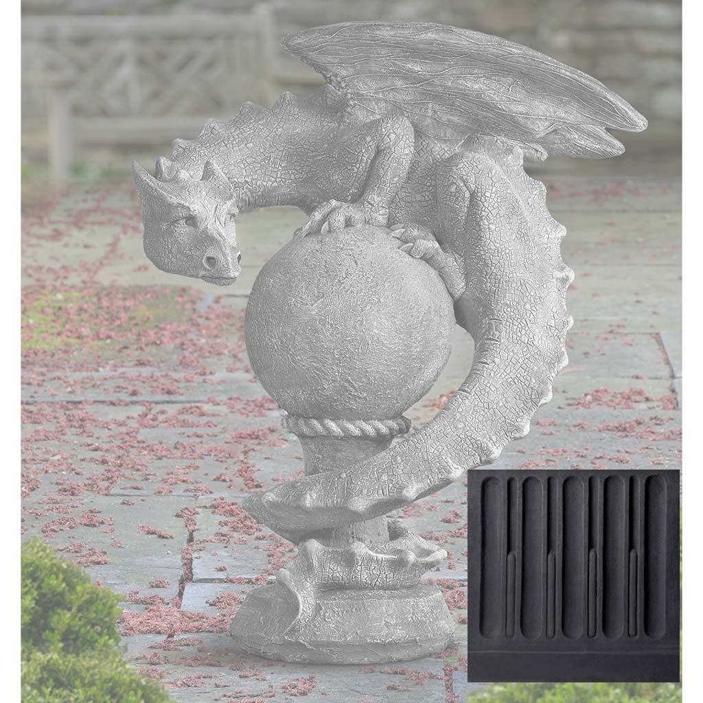 Campania Sentry Dragon Garden Statue - S-538