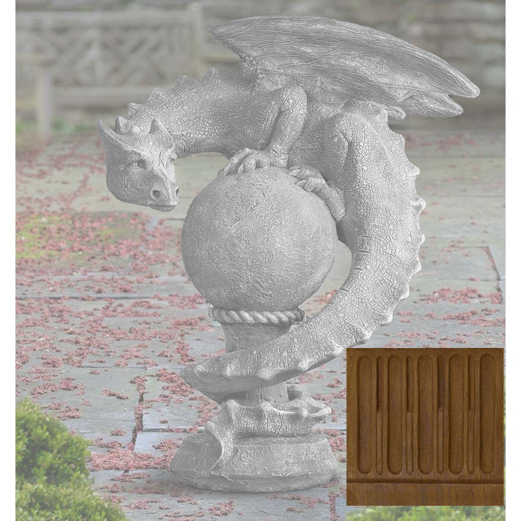 Campania Sentry Dragon Garden Statue - S-538