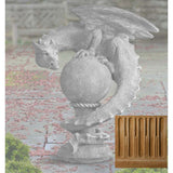 Campania Sentry Dragon Garden Statue - S-538