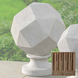 Campania Polyhedron Finial, Large Garden Statue - S-543