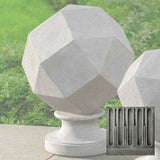 Campania Polyhedron Finial, Large Garden Statue - S-543