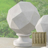 Campania Polyhedron Finial, Large Garden Statue - S-543