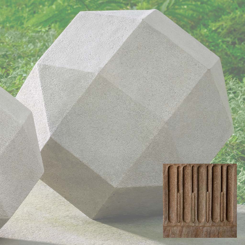 Campania Polyhedron, 12.5 Inch Garden Statue - S-544