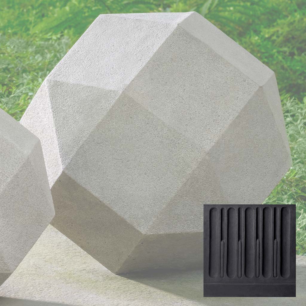Campania Polyhedron, 12.5 Inch Garden Statue - S-544