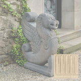 Campania Antique Winged Lion Garden Statue - S-547