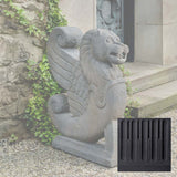 Campania Antique Winged Lion Garden Statue - S-547