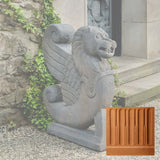 Campania Antique Winged Lion Garden Statue - S-547