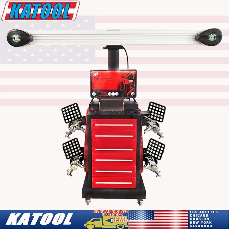 Katool KT-AV651 Wheel Alignment Machine Works on 2 Post & Scissor Lift