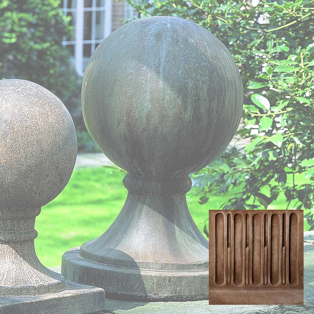 Campania Sphere Round Base, Large Garden Statue - S-204