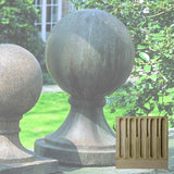 Campania Sphere Round Base, Large Garden Statue - S-204