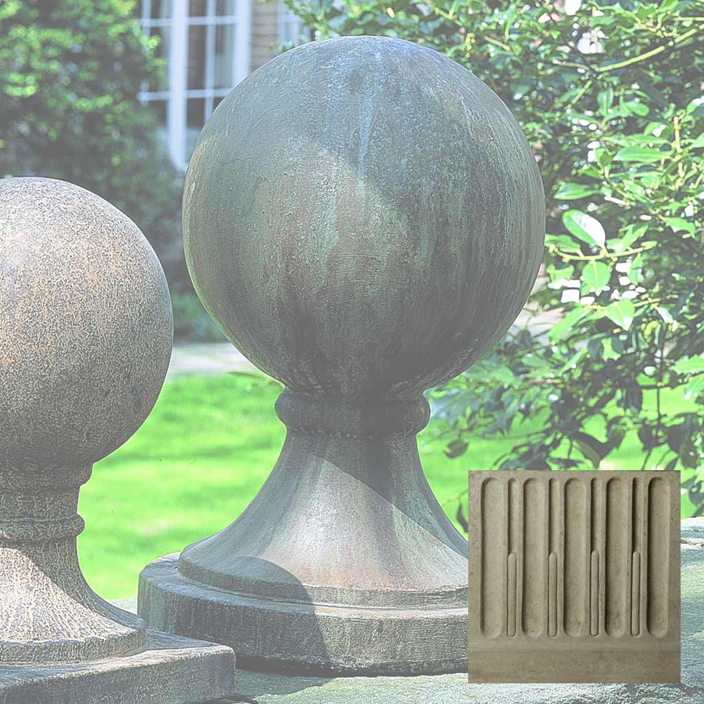 Campania Sphere Round Base, Large Garden Statue - S-204