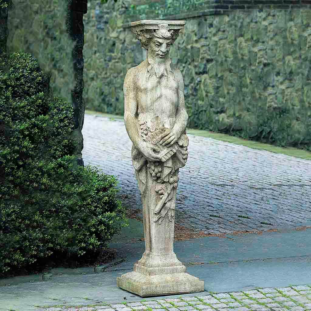 Campania Tall Satyr Garden Statue - S-218