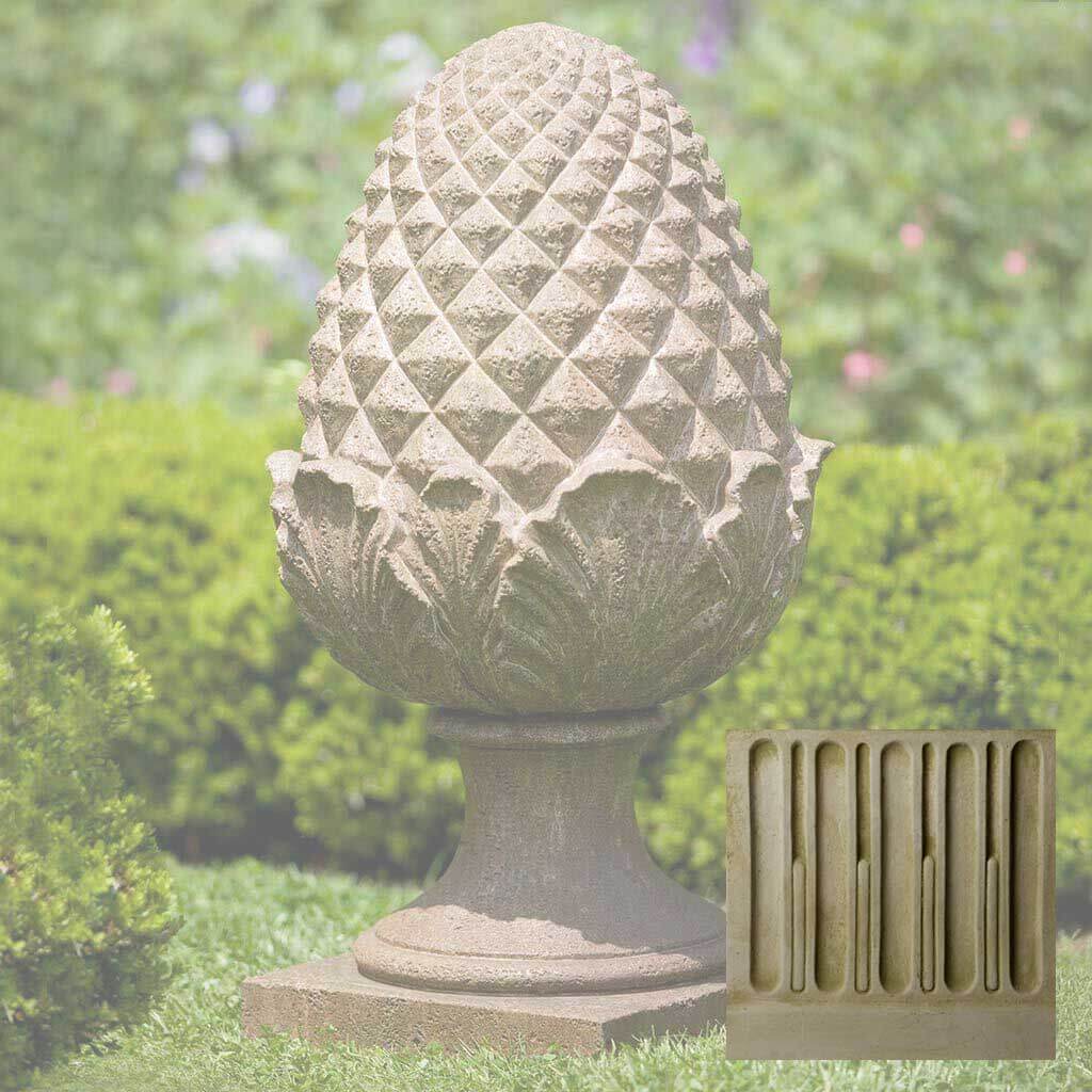 Campania Williamsburg Grand Pinecone Garden Statue - S-303
