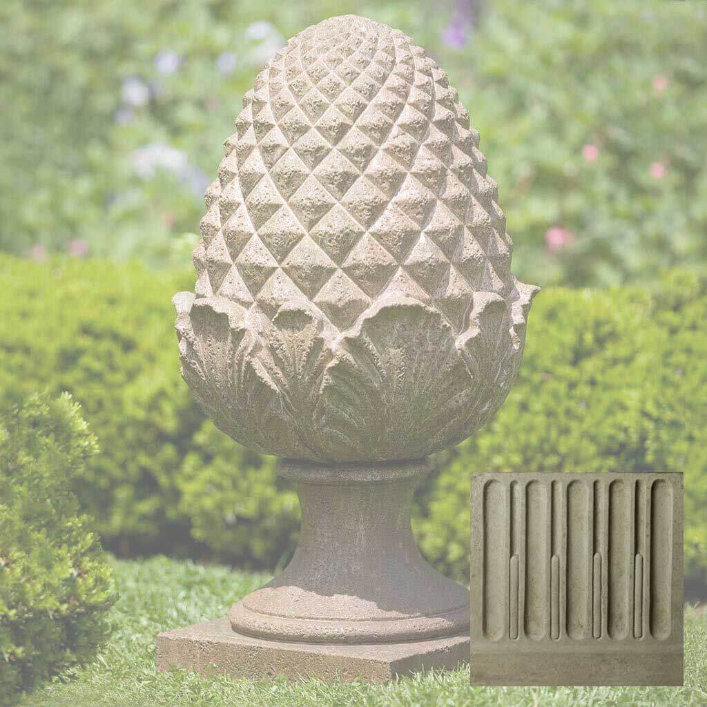Campania Williamsburg Grand Pinecone Garden Statue - S-303