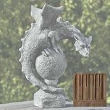 Campania Fiona Winged Dragon Garden Statue - S-462