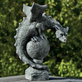 Campania Fiona Winged Dragon Garden Statue - S-462