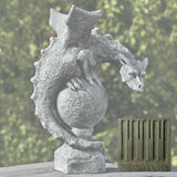 Campania Fiona Winged Dragon Garden Statue - S-462