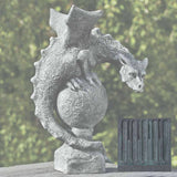Campania Fiona Winged Dragon Garden Statue - S-462