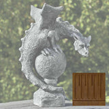 Campania Fiona Winged Dragon Garden Statue - S-462