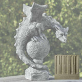 Campania Fiona Winged Dragon Garden Statue - S-462