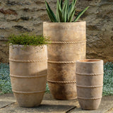 Campania Santorini Planter, Tall, Set of 3 - 6512-2403