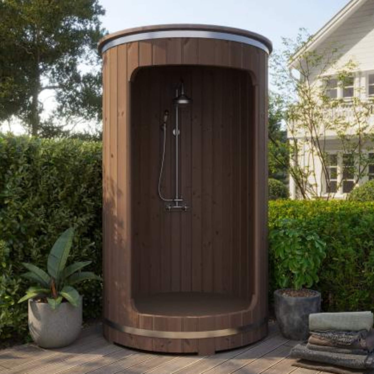 SaunaLife Model R3 Premium Barrel Shower [SL-MODELR3] (SAK82605)