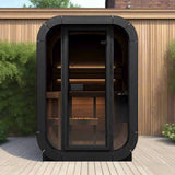 SaunaLife Model CL3G Cube-Series Outdoor 2-Person Home Sauna Kit (SAK23721)