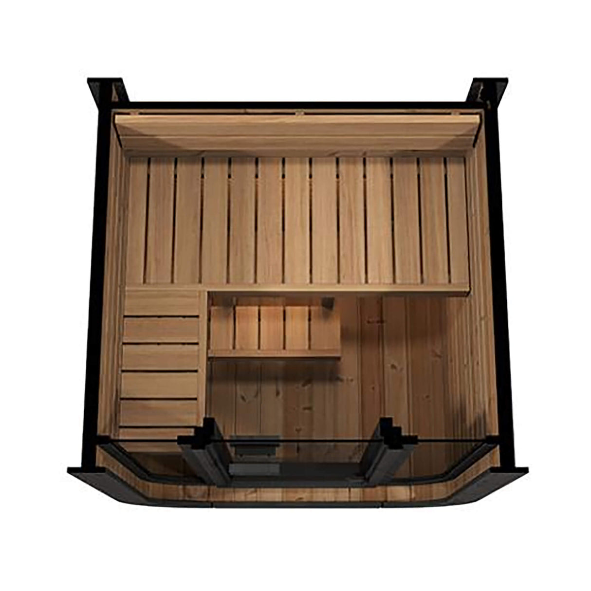 SaunaLife Model CL3G Cube-Series Outdoor 2-Person Home Sauna Kit (SAK23721)