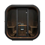 SaunaLife Model CL7G 6-Person Cube-Series Luxury Wooden Outdoor Home Sauna Kit [SL-MODELCL7G] (SAK95274)