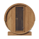 SaunaLife Model E6 Ergo Series 3-Person Thermo-Spruce Backyard Sauna Barrel [SL-MODELE6] (SAK38572)