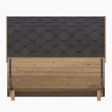 SaunaLife Model E8 Ergo Series 6-Person Outdoor Thermo-Spruce Sauna Barrel [SL-MODELE8] (SAK31809)