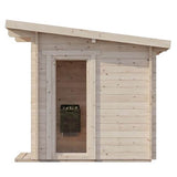 SaunaLife Model G4 6-Person Garden-Series Luxury Wooden Outdoor Home Sauna Kit [SL-MODELG4] (SAK92514)