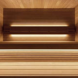 SaunaLife Model G7 6-Person Pre-Assembled Luxury Outdoor Home Sauna With Thermo-Pine Exterior Cladding [SL-MODELG7] (SAK57193)