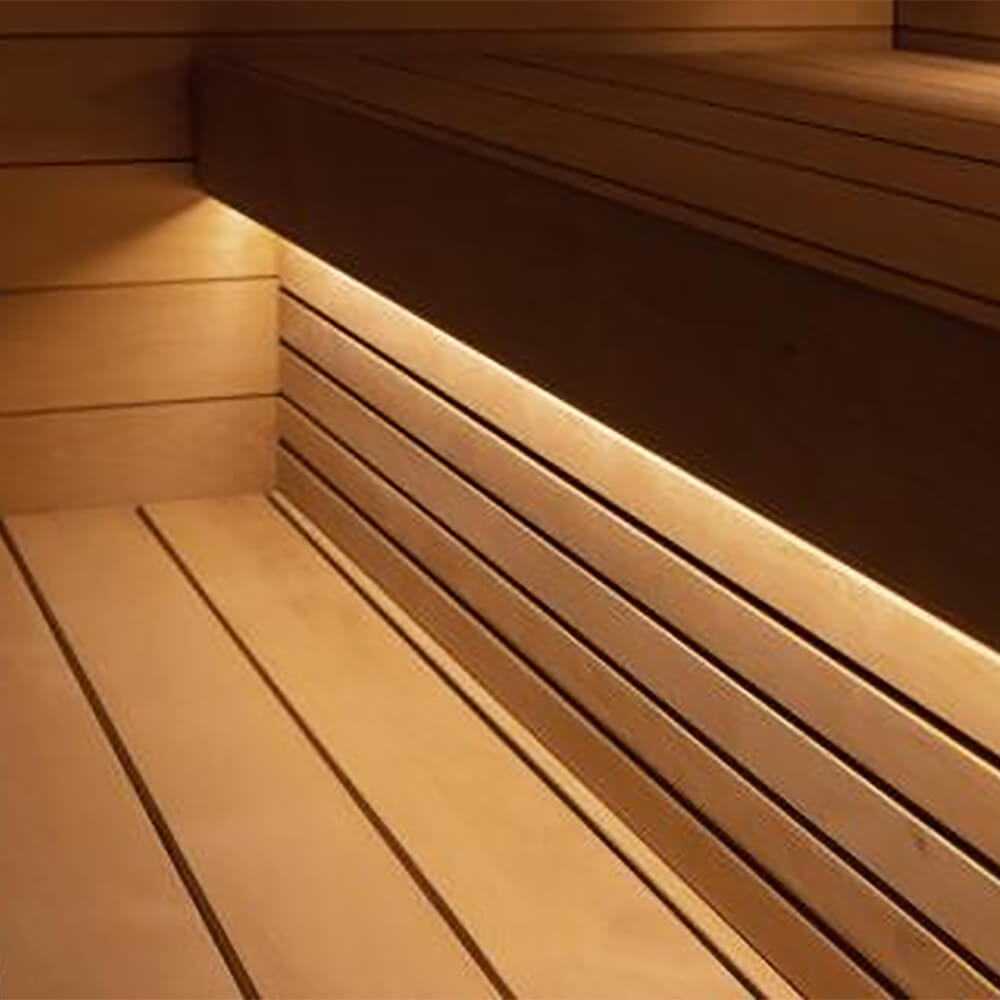 SaunaLife Model G7 6-Person Pre-Assembled Luxury Outdoor Home Sauna With Thermo-Pine Exterior Cladding [SL-MODELG7] (SAK57193)