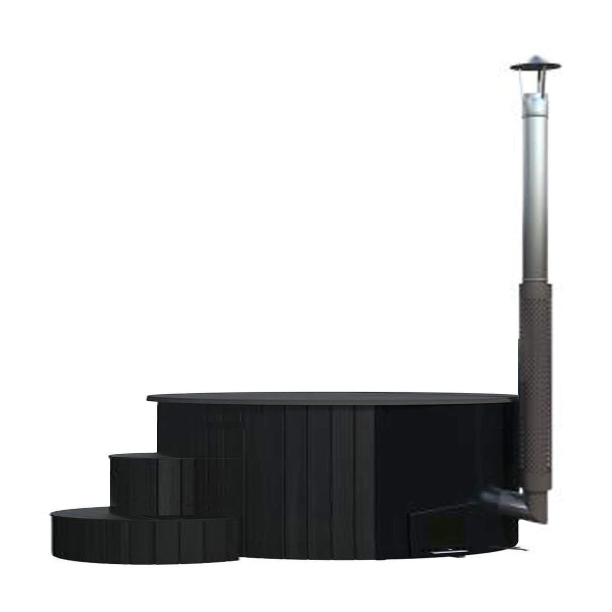 SaunaLife Model S4B Premium 6-Person Home Wood-Burning Hot Tub [SL-MODELS4] (SAK72531)