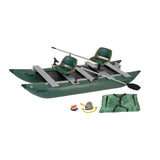 Sea Eagle 375FC FoldCat 2 Persons Inflatable Fishing Lightweight Pontoon Boat [375FC] (SAK34652)