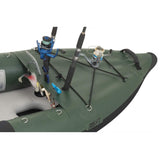 Sea Eagle 385FTA FastTrack 2 Persons Angler Inflatable Hunter Green Fishing Kayak, 12FT [385FTA] (SAK80139)