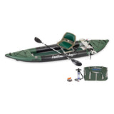 Sea Eagle 385FTA FastTrack 2 Persons Angler Inflatable Hunter Green Fishing Kayak, 12FT [385FTA] (SAK80139)