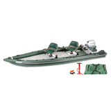 Sea Eagle Boats FSK16K FishSkiff™ Inflatable Fishing Boat, 16FT (SAK57351)