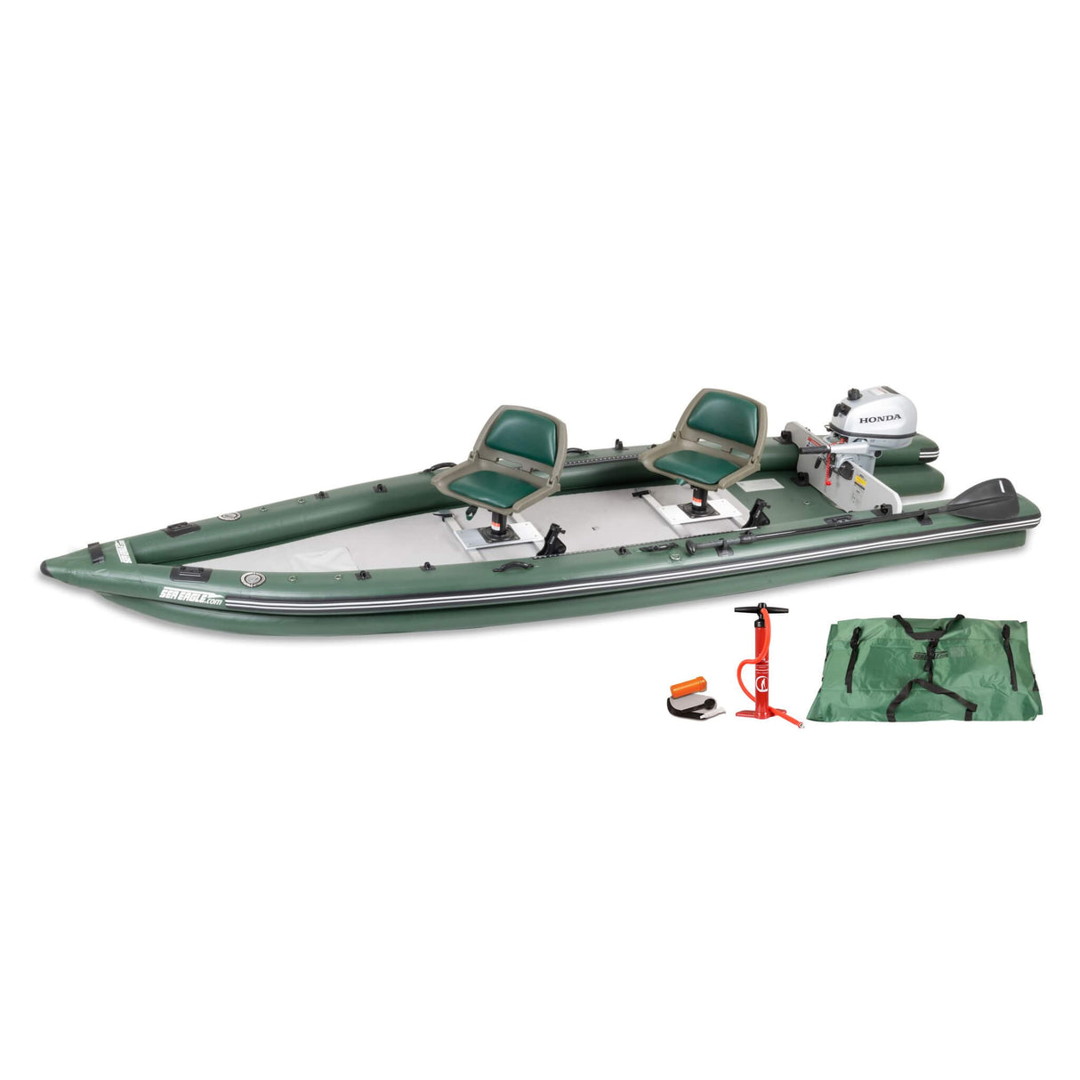 Sea Eagle Boats FSK16K FishSkiff™ Inflatable Fishing Boat, 16FT (SAK57351)