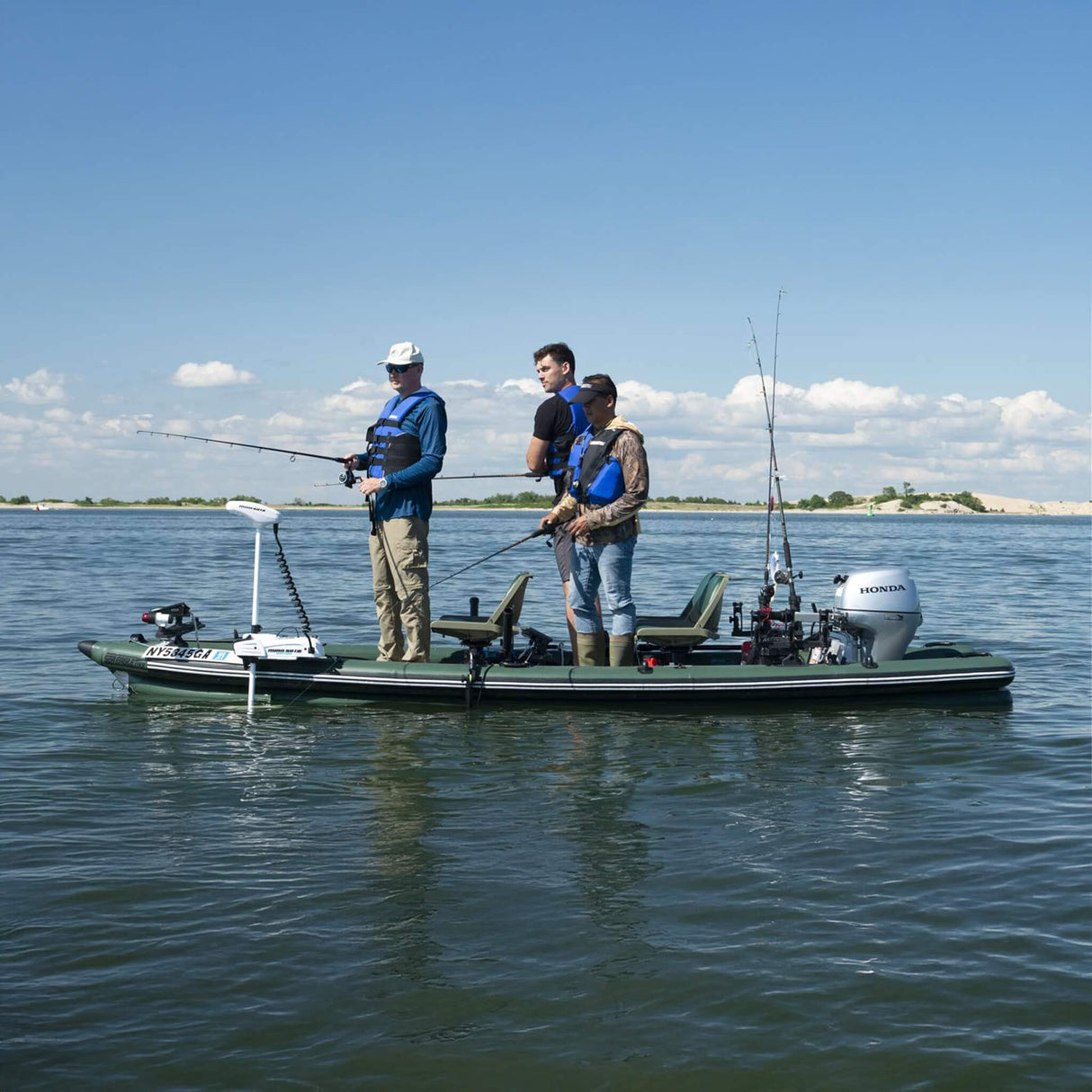 Sea Eagle Boats FSK16K FishSkiff™ Inflatable Fishing Boat, 16FT (SAK57351)