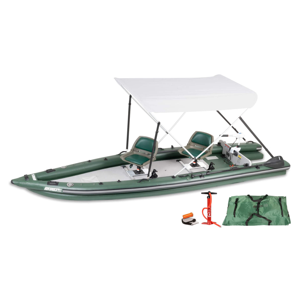 Sea Eagle Boats FSK16K FishSkiff™ Inflatable Fishing Boat, 16FT (SAK57351)