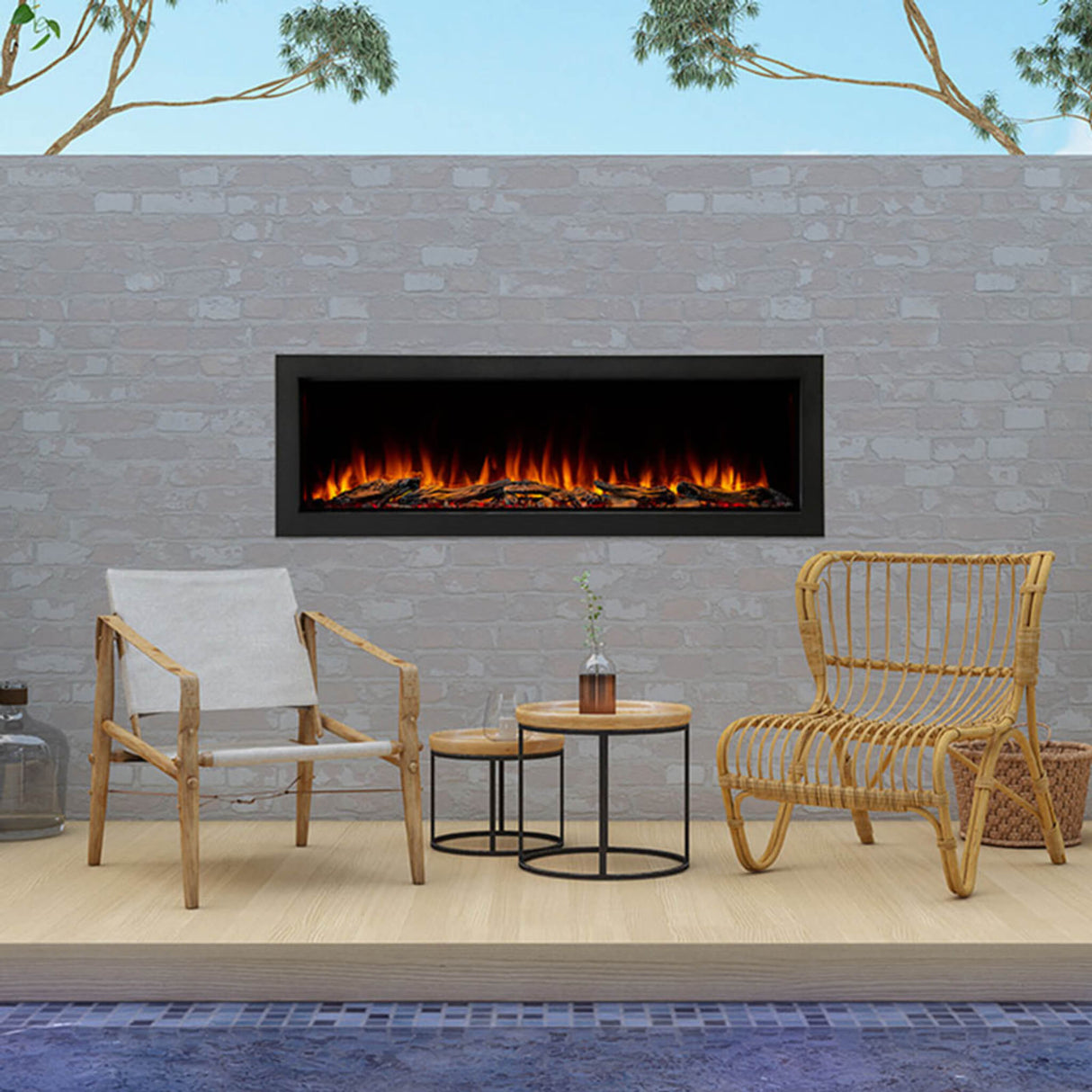Simplifire Forum Outdoor Electric Fireplace [SF-OD43/55]