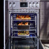 SKS 36" Dual-Fuel Pro Range with Steam-Combi Oven & Griddle, Stainless Steel – SKSDR360GS