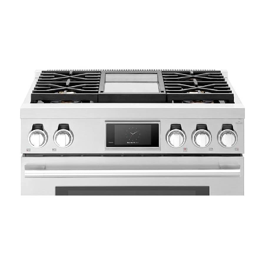 SKS 36" Dual-Fuel Pro Range with Steam-Combi Oven & Griddle, Stainless Steel – SKSDR360GS