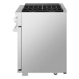 SKS 36" Dual-Fuel Pro Range with Steam-Combi Oven & Sous Vide, Stainless Steel – SKSDR360SS