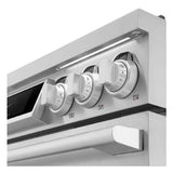 SKS 36" Dual-Fuel Pro Range with Steam-Combi Oven & Sous Vide, Stainless Steel – SKSDR360SS