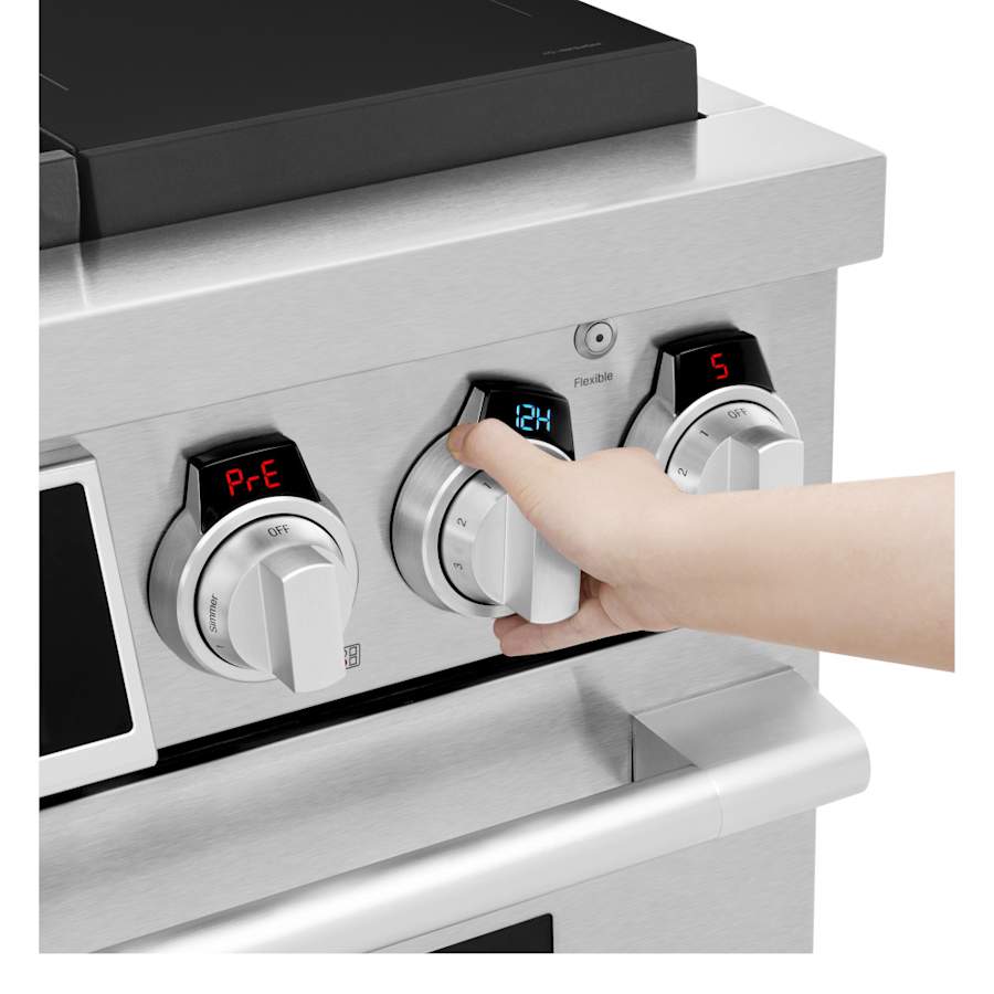 SKS 36" Dual-Fuel Pro Range with Sous Vide & Induction, Stainless Steel – SKSDR360SIS